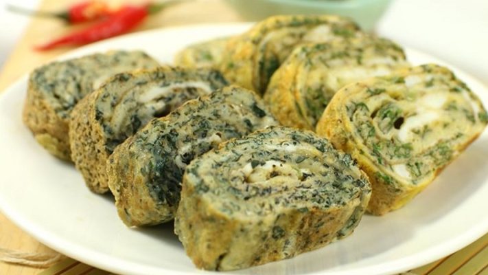 Trứng gà đúc lá mơ